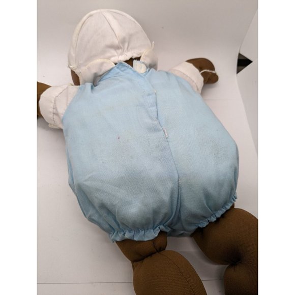 African American Vintage Cabbage Patch Kids Doll Curly Brown Hair Baby Boy 1984 - Picture 3 of 6